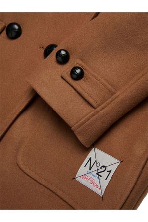 cappotto in poliestere marrone N°21 KIDS | N2105CN02860N720